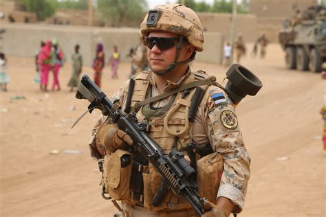 Five Estonian soldiers hurt after terrorists attack a military base in Mali