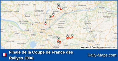 Maps Finale De La Coupe De France Des Rallyes Coupe Rally