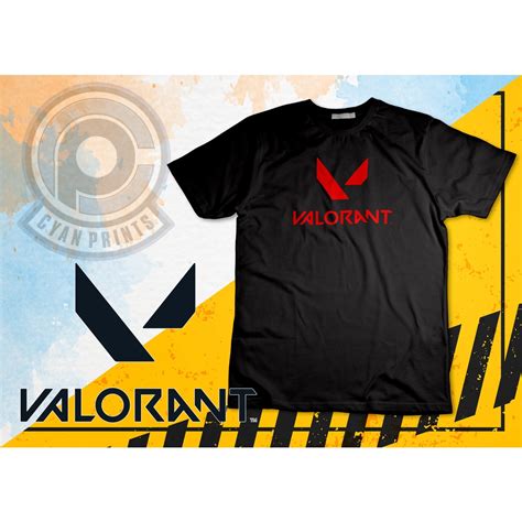 Valorant Logo Shirt Design Shopee Philippines