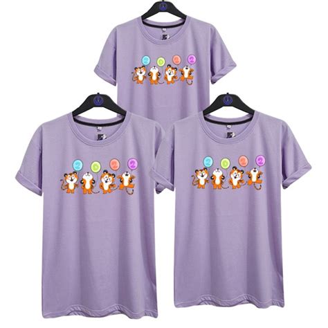 Kaos Imlek 2022 BALON TIGER LILAC Kode 24 Year Of Tiger Kaos