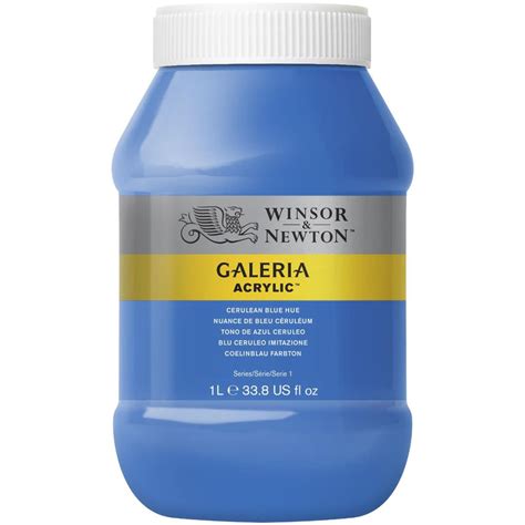 Tinta Acrílica 1L Galeria Winsor Newton 138 Cerulean Blue Hue Submarino