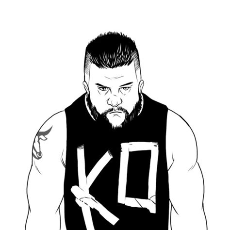 A Quick Kevin Owens Sketch I Did Last Night As A Warmup Dude Was A