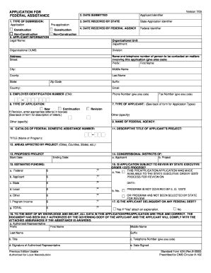 Fillable Online Cops Usdoj Date Received By Federal Agency Applicant