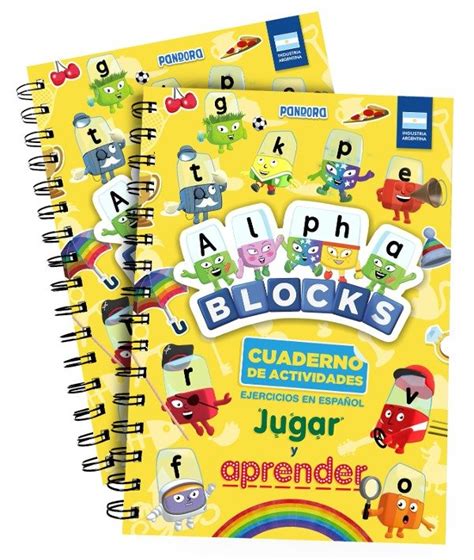 Cuaderno Alphablocks Para Aprender Jugando Soy Pandora Color