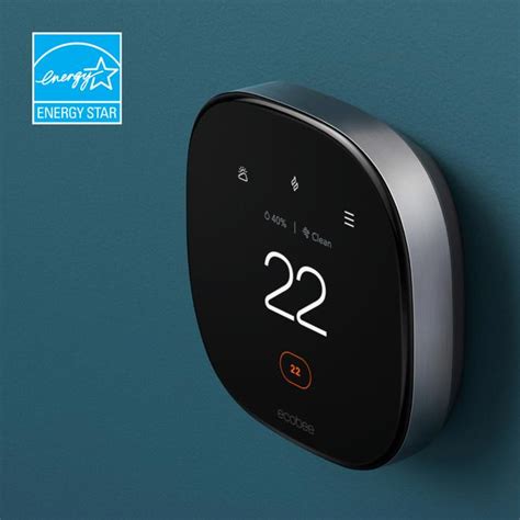 Ecobee Smart Premium Black Wi Fi Compatible Thermostat And Room Sensor Eb State6c 01 Rona