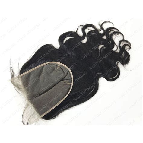 Mejor Single Donor Virgin Hair Natural Black Color Medium Brown Lace