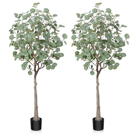 Soguyi Ft Artificial Eucalyptus Tree Fake Eucalyptus Tree With Green