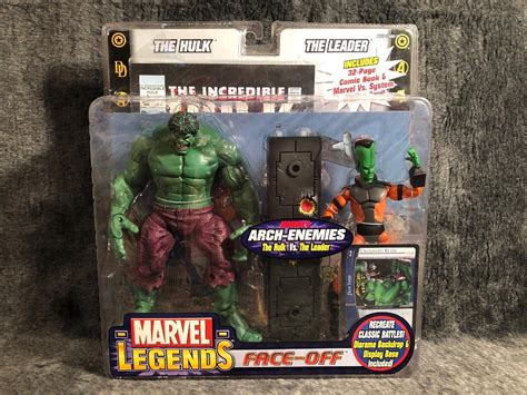 HULK VS LEADER VARIANT MARVEL LEGENDS FACE-OFF SERIES TOYBIZ 2006 ...