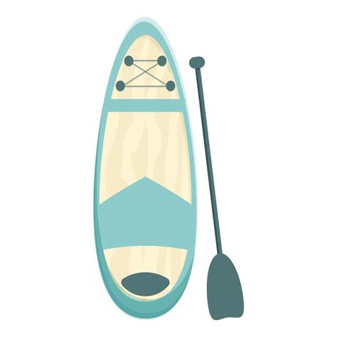 Blue and beige paddle board with paddle for stand up paddling 47054242 ...