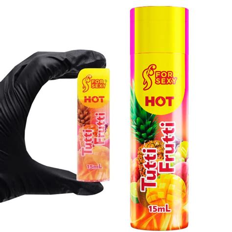 Gel Hot De Massagem Comestível Sabor Tutti Frutti For Sexy Loja Pimenta