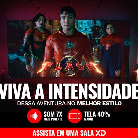 cinemarkoficial on Twitter Uma tela GIGANTE até para o Flash