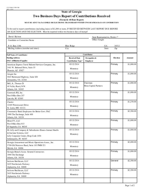 Fillable Online Media Ethics Ga Pdf Form Fair Political Practices