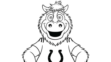 Indianapolis Colts Coloring Pages Coloring Nation