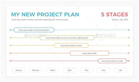 Project Timeline - Gantt Chart | Gantt chart, Chart, Infographic templates