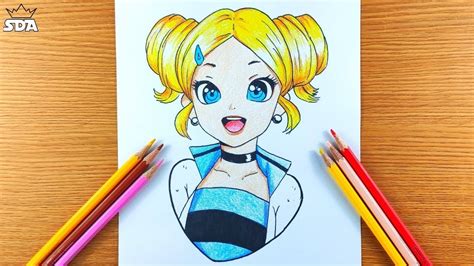 Easy Anime To Draw With Color