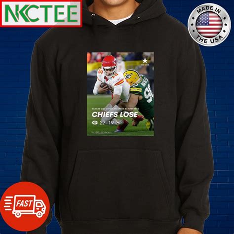 Kansas City Chiefs Vs Green Bay Packers Chiefs Lose Photo Shirt