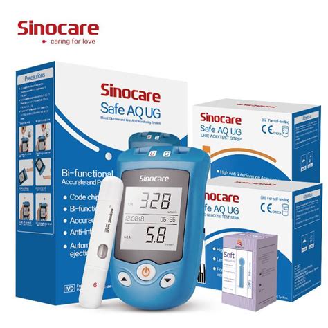 Sinocare Glucose Meter 2 In 1 Blood Glucose Monitors Blood Sugar And