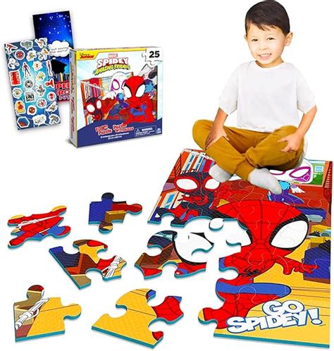 Amazon Marvel Store Spidey And His Amazing 25 Piece Foam Puzzle