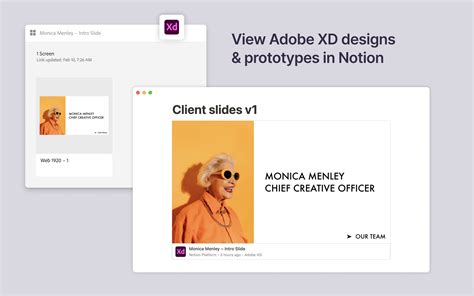 Adobe Xd Integrations Connect Your Apps With Notion