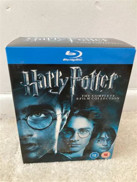 HARRY POTTER Complete 8 Film 16 Disc Collection 12 Blu Ray Box Set