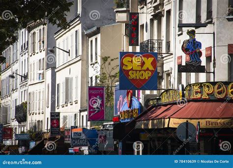 Boulevard De Clichy In Paris France Editorial Stock Image Image Of