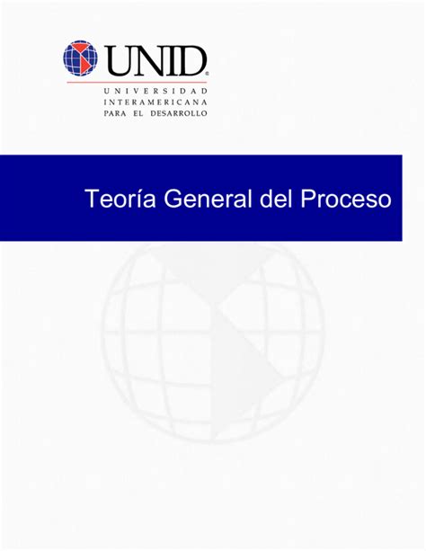 Teoría General Del Proceso