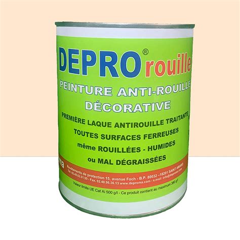 Peinture Antirouille Beige Depro Rouille Beige 1kg Leroy Merlin