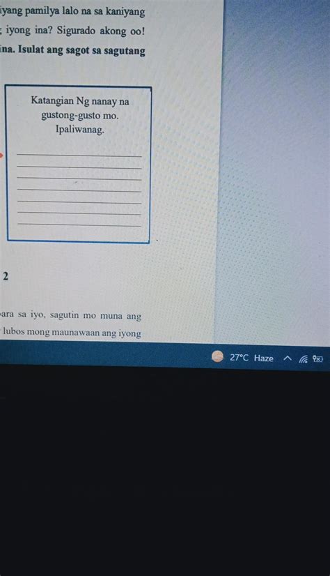 Katangian Ng Nanay Na Gustong Gusto Mo Ipaliwanag Brainly Ph