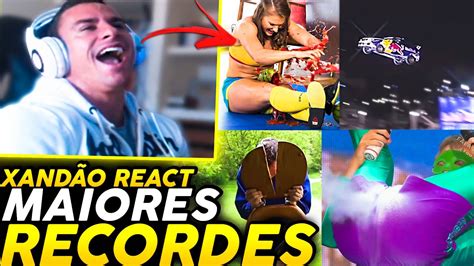 Super XandÃo Reagindo Aos Recordes Mais IncrÍveis E Bizarros Do Mundo