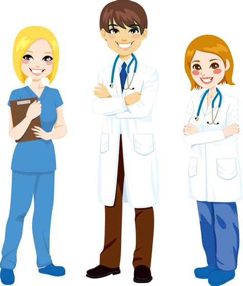 Male Nurse Clipart Png Doctor In Scrubs Clipart Transparent Png