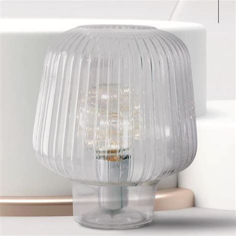 Mirabella Clear Glass Brooke Table Lamp Bunnings Australia