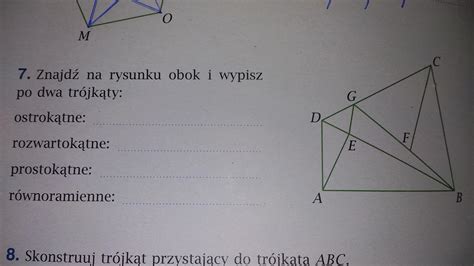 Matematyka Z Plusem Geometria Klasa Zadanie Strona Znajd Na