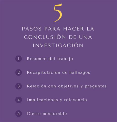 Cómo Hacer Una Conclusión De Una Investigación Ejemplos Y Consejos ️