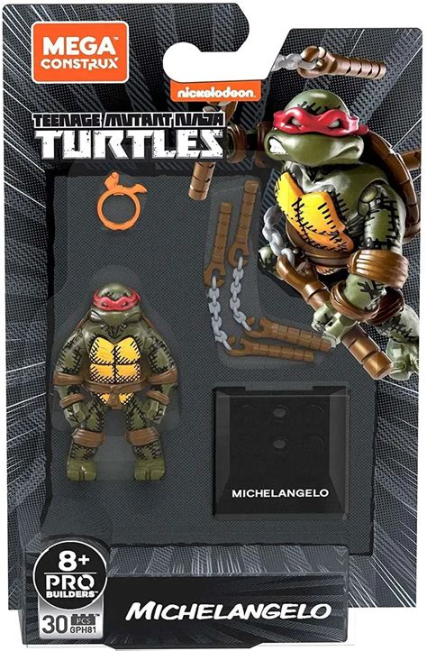 Mega Construx Teenage Mutant Ninja Turtles Black Series Michelangelo