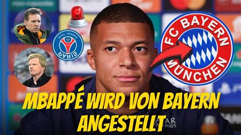 MBAPPÉ VERLÄSST PARIS SAINT GERMAIN SPIELER WIRD EINGESTELLT BAYERN