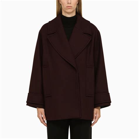 IVY OAK Carly Syrah Oversize Jacket In Brown Lyst