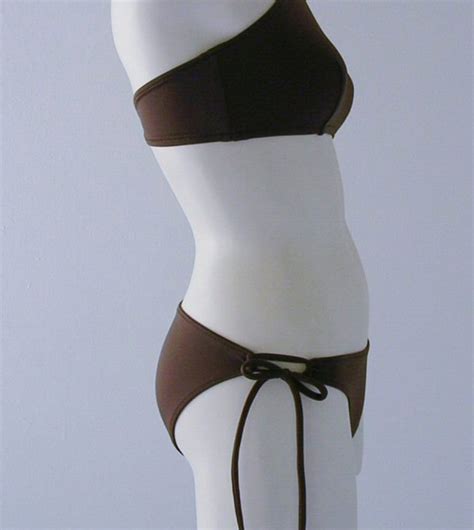 High Neck Halter Bikini Top And Tie Bottom Bikini In Black Etsy