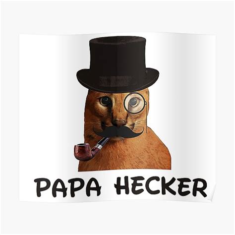 "Papa Hecker basic picture" Poster by bashiq | Redbubble