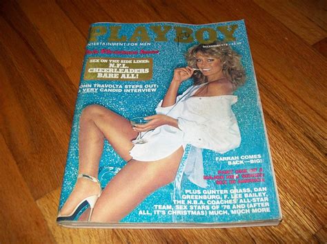 DECEMBER 1978 PLAYBOY W CENTERFOLD FARRAH FAWCETT COVER JOHN TRAVOLTA