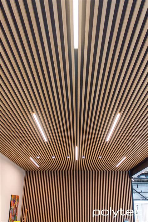 Natural Oak Colours Polytec Ceiling Design Modern Ceiling Design