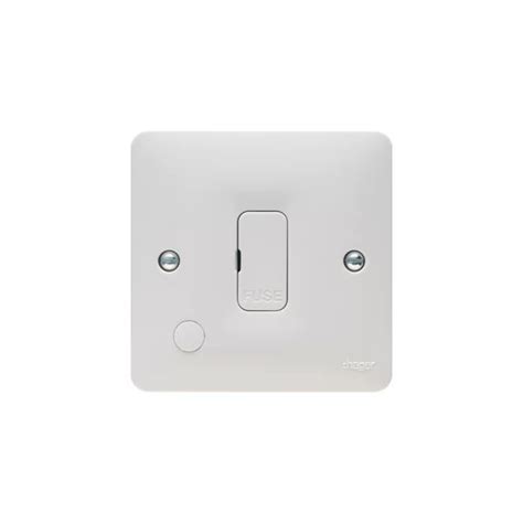 Hager WMSU83FO White Moulded Sockets Accessories Shop4 Electrical