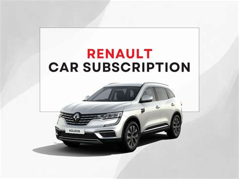 Renault Car Subscription Service Alternative To Leasing Motopool