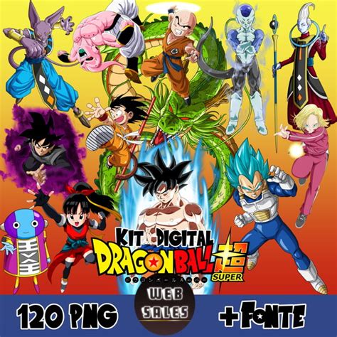 Kit Digital Dragon Ball Super Elo Produtos Especiais