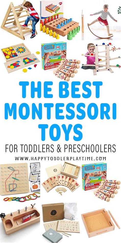 20 best montessori toys for toddlers and preschoolers happy toddler ...