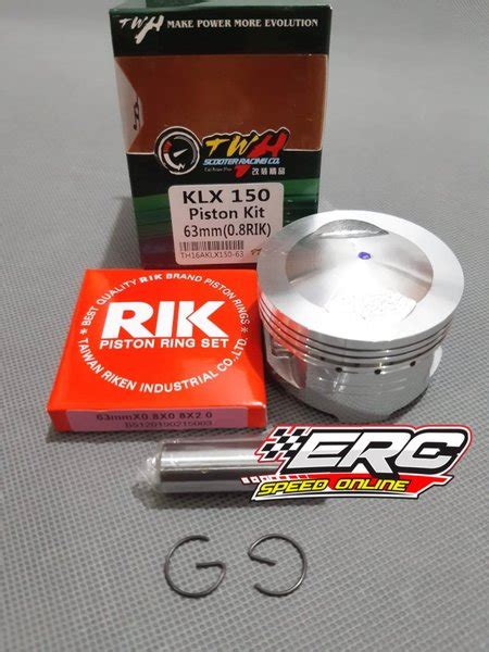 Jual PISTON TWH 63 MM PEN 14 KLX 150 Di Lapak ERC SPEED ONLINE Bukalapak