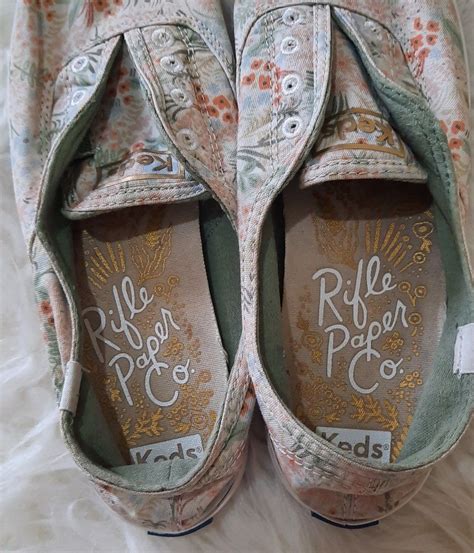 Keds Rifle Paper Slip On Fesyen Wanita Sepatu Di Carousell