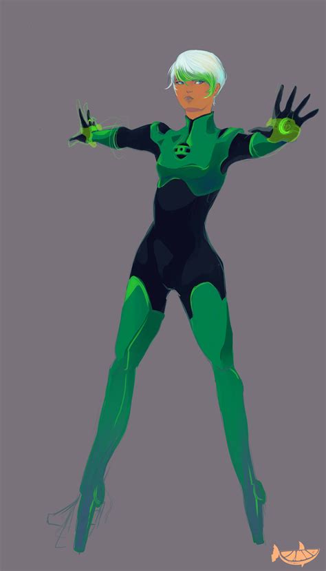 GLTAS - Fan post - Aya as a Green Lantern - EJ Altbacker