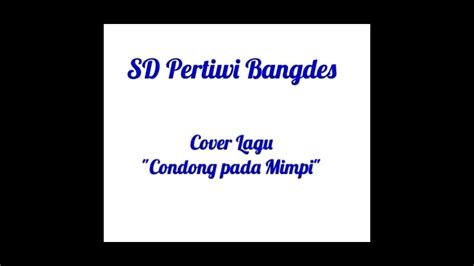 COVER LAGU Condong Pada Mimpi Vokasi Berjaya 2 YouTube