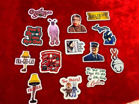 Christmas Movie Stickers Super Fun Christmas Stickers Great - Etsy