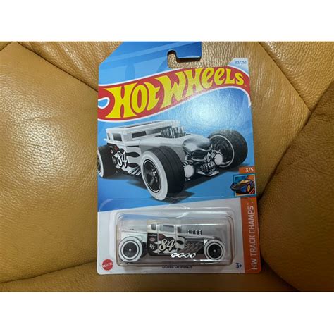 店小二 現貨 正版 全新 寶藏車 普寶 風火輪 hot wheels bone shaker 骷髏頭車 骷髏頭 蝦皮購物
